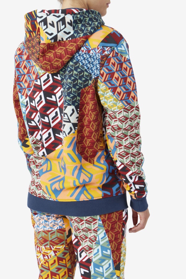 Fila Ocean/Yellow/White Laylani Hoodie