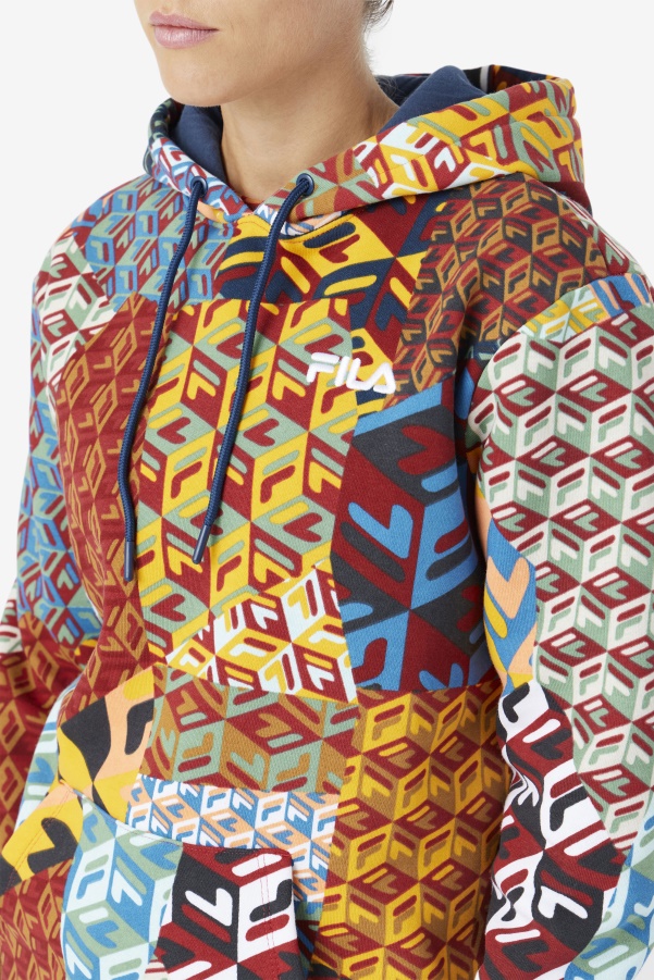 Fila Ocean/Yellow/White Laylani Hoodie