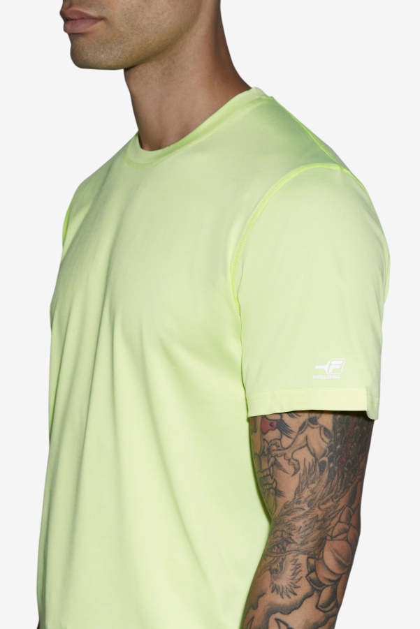 Pickleball Scallop Hem Crew YellowHeather Fila
