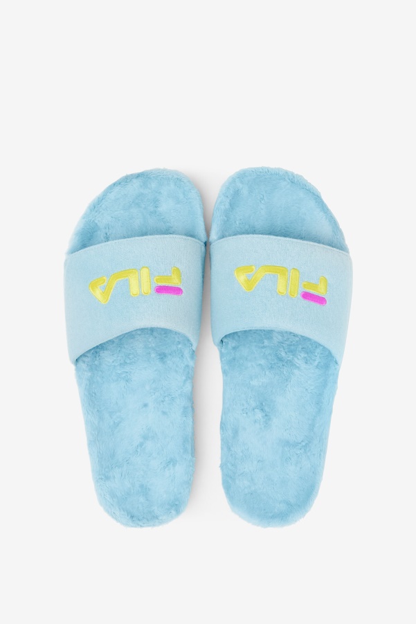 Petit Four/Purple/Yellow Terry Drifter Slide Fila