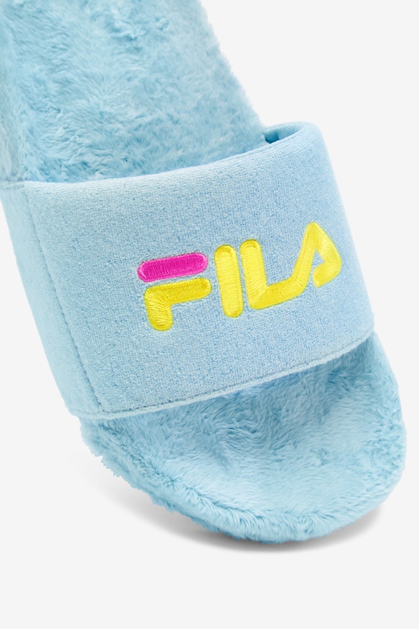Petit Four/Purple/Yellow Terry Drifter Slide Fila