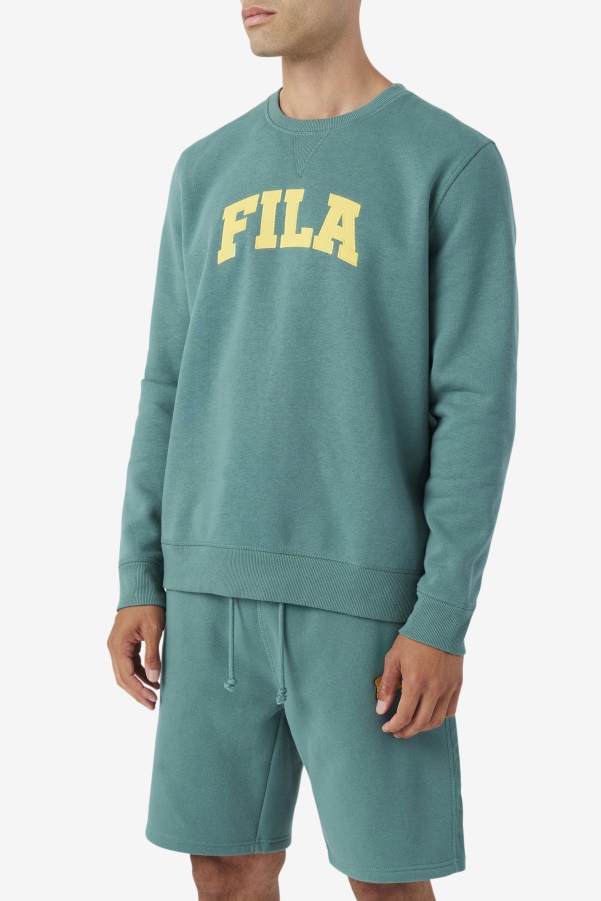 Fila Kory Crewneck Sweatshsirt Blue Spruce/Mimosa