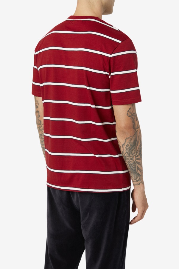 Fila Felix Tee Rhubarb/White