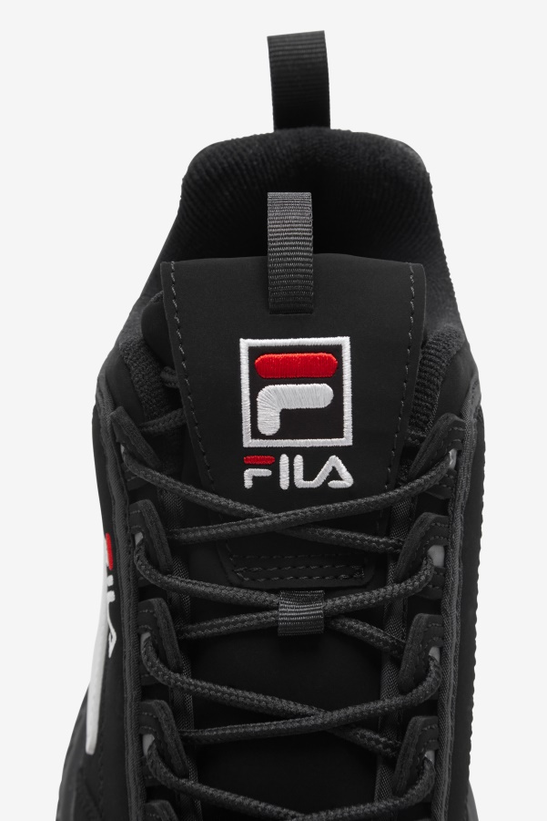 Kids' Disruptor 2 Black/White/Red Fila