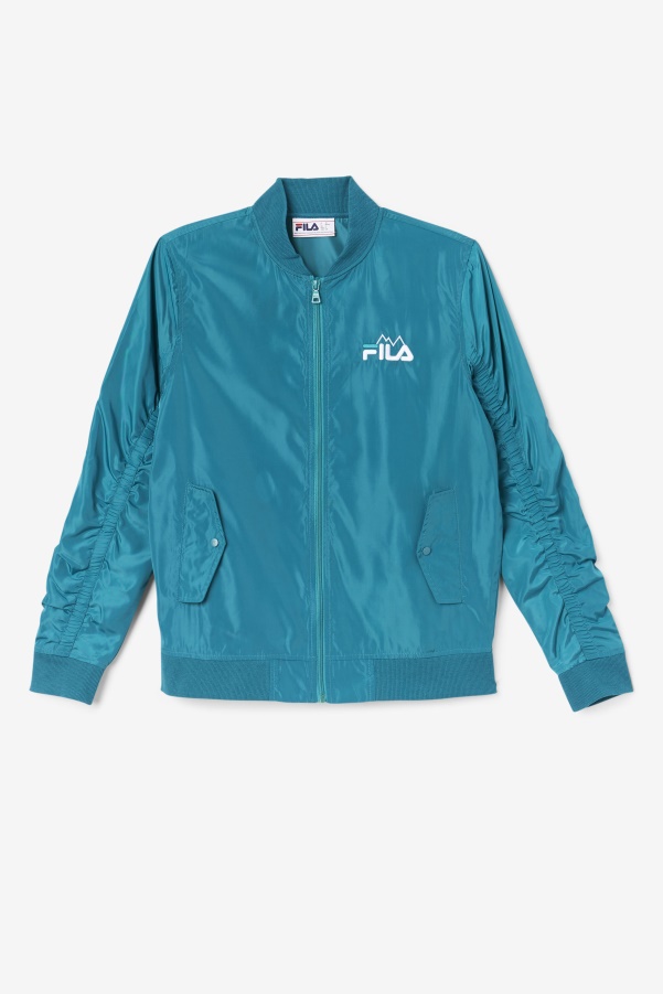 Fila Mav Bomber Jacket Deep Lake