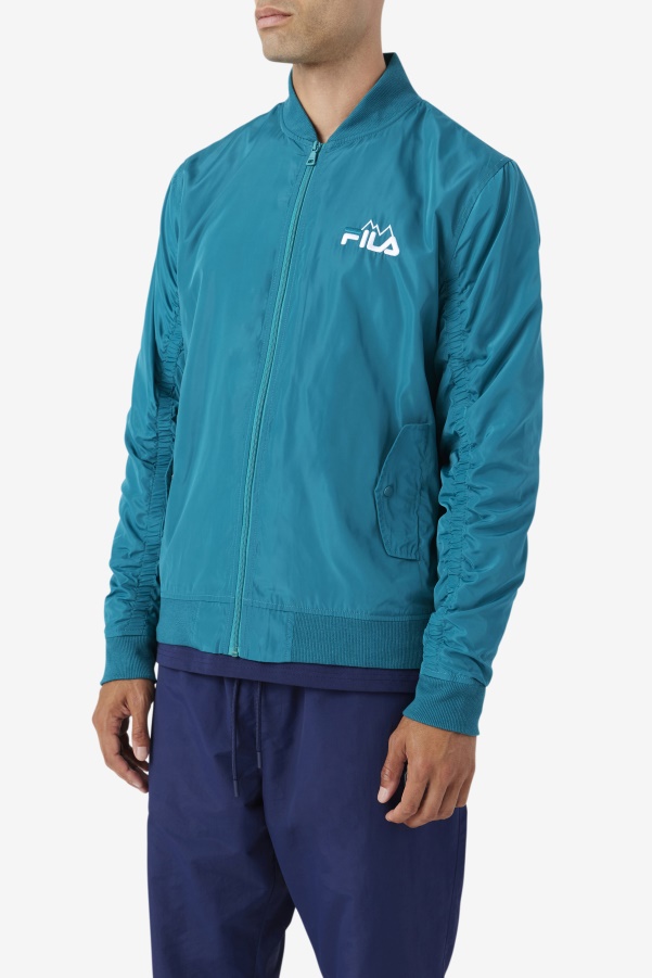 Fila Mav Bomber Jacket Deep Lake