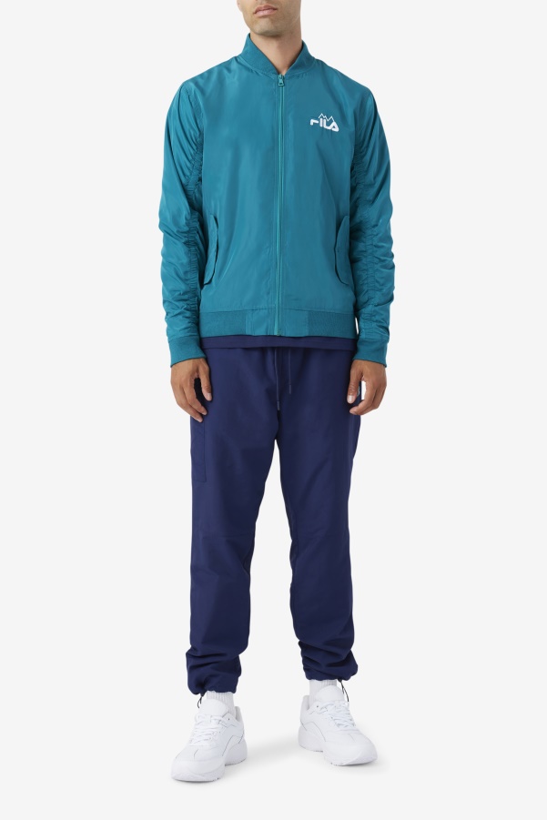 Fila Mav Bomber Jacket Deep Lake