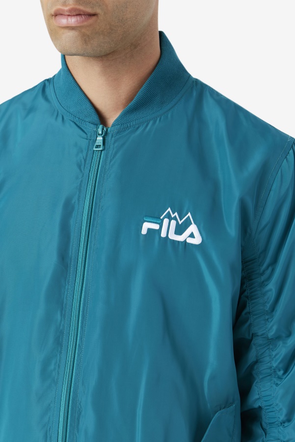 Fila Mav Bomber Jacket Deep Lake