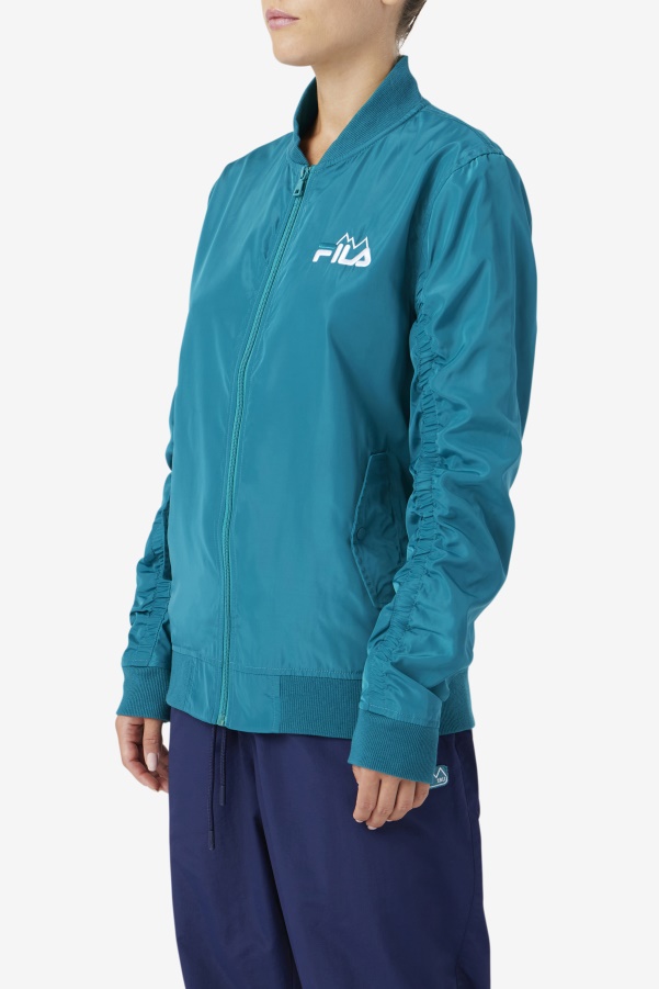 Fila Mav Bomber Jacket Deep Lake