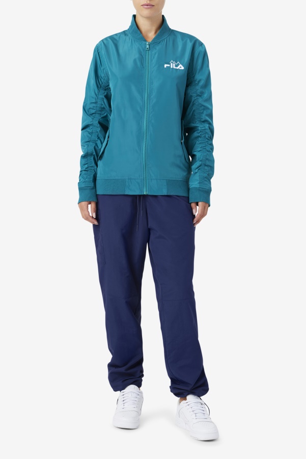 Fila Mav Bomber Jacket Deep Lake