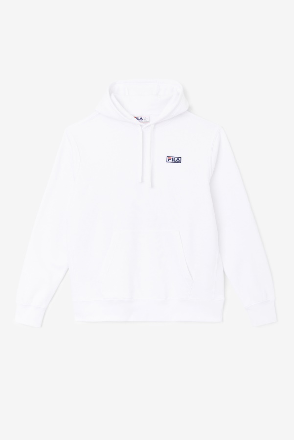 White Algot Hoodie Fila