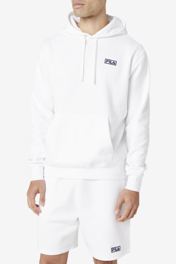 White Algot Hoodie Fila