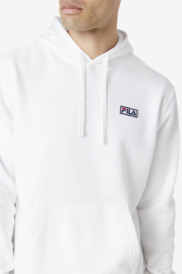 White Algot Hoodie Fila