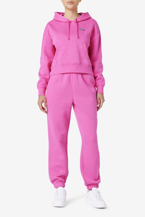 Pink Glow Fila Marina Hoodie