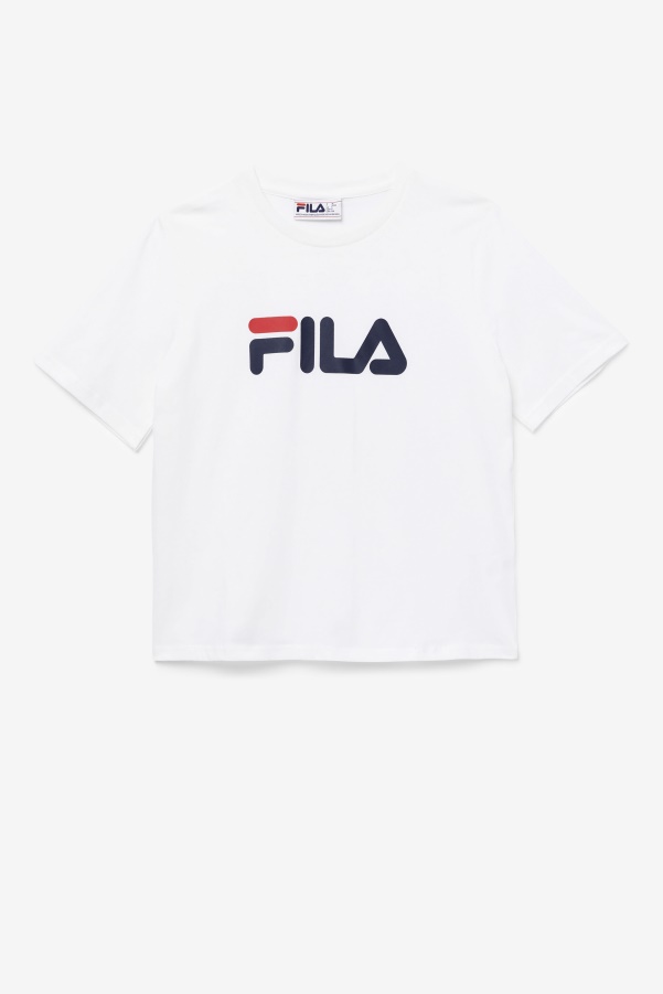 Fila White miss eagle tee