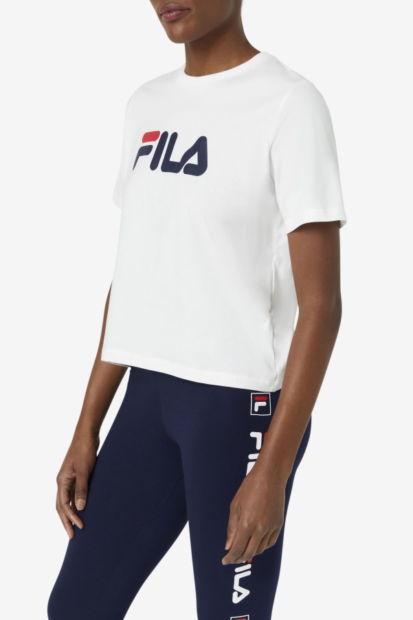 Fila White miss eagle tee