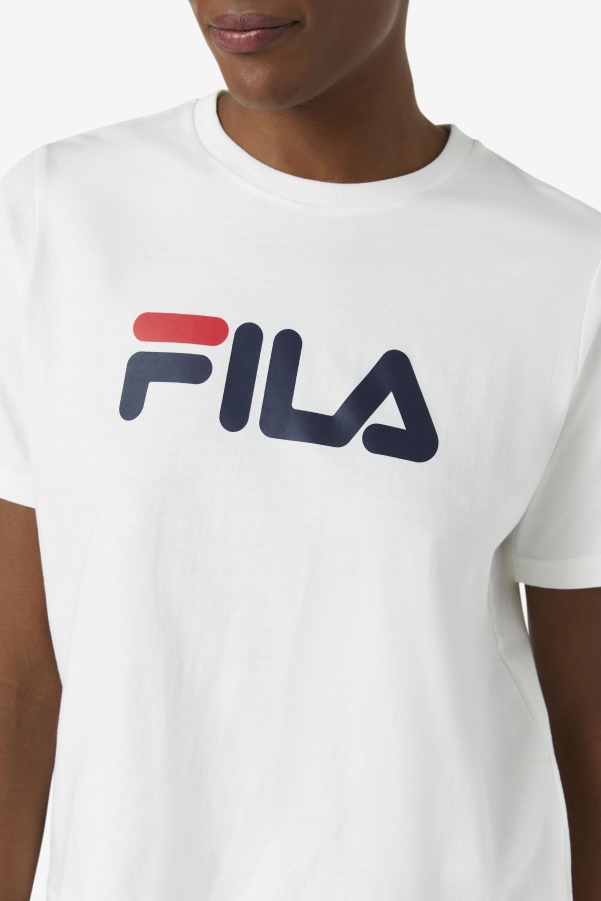 Fila White miss eagle tee