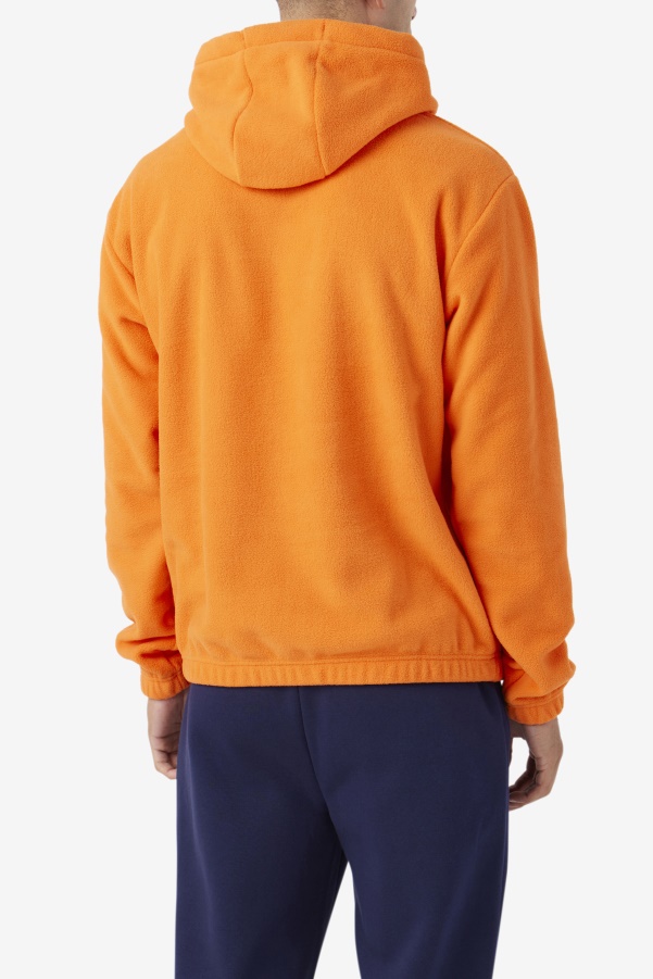 Fila Orange Finn Fleece Hoodie