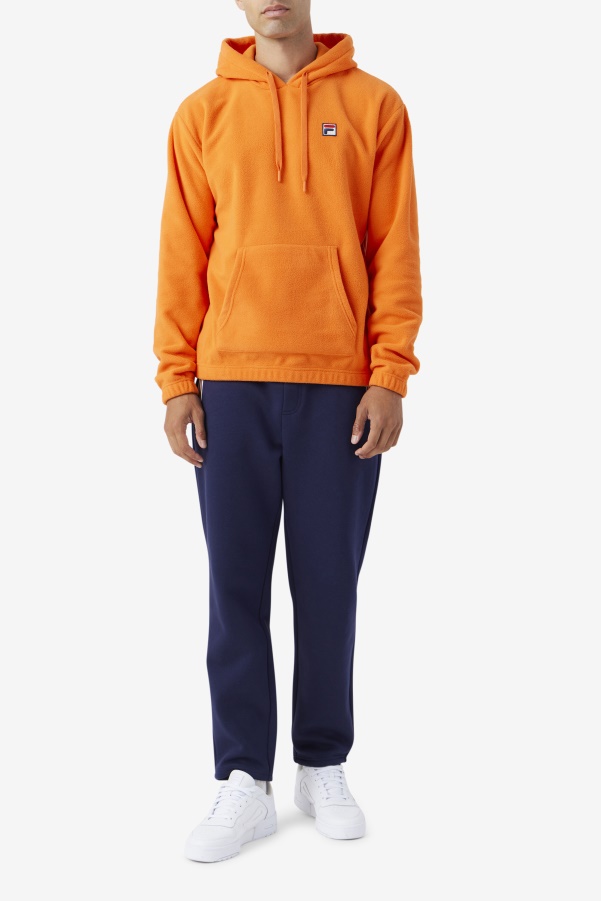 Fila Orange Finn Fleece Hoodie
