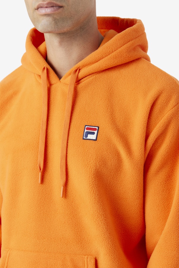 Fila Orange Finn Fleece Hoodie