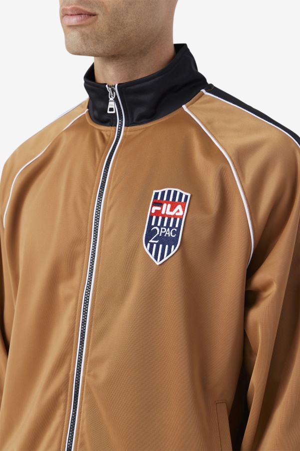 Fila Tobacco Brown/Black/White 2Pac Track Jacket