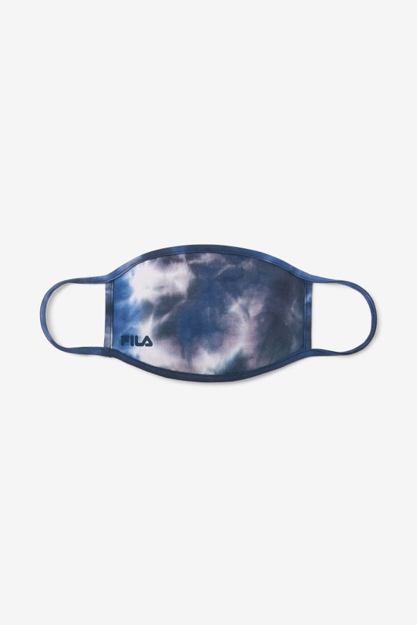 Fila Blue Tie Dye Navy Tie Dye Face Mask