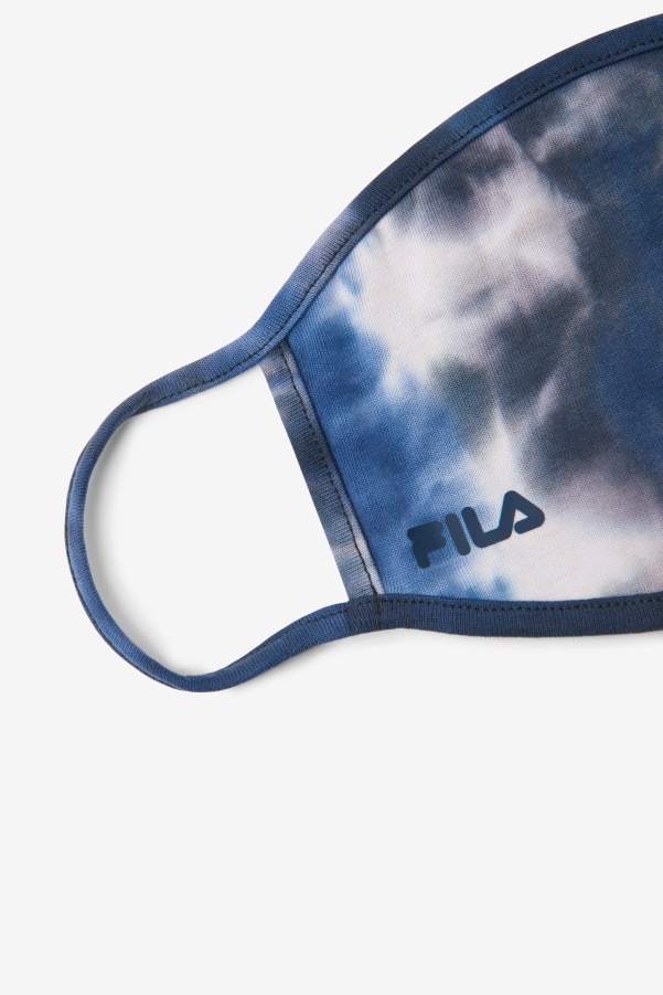 Fila Blue Tie Dye Navy Tie Dye Face Mask