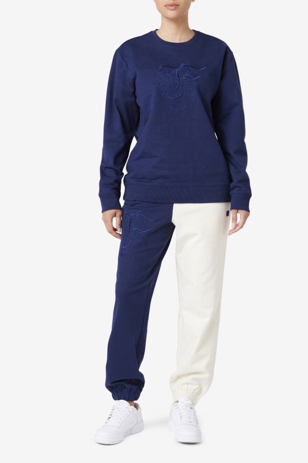 Izabella Sweatshirt Fila Navy