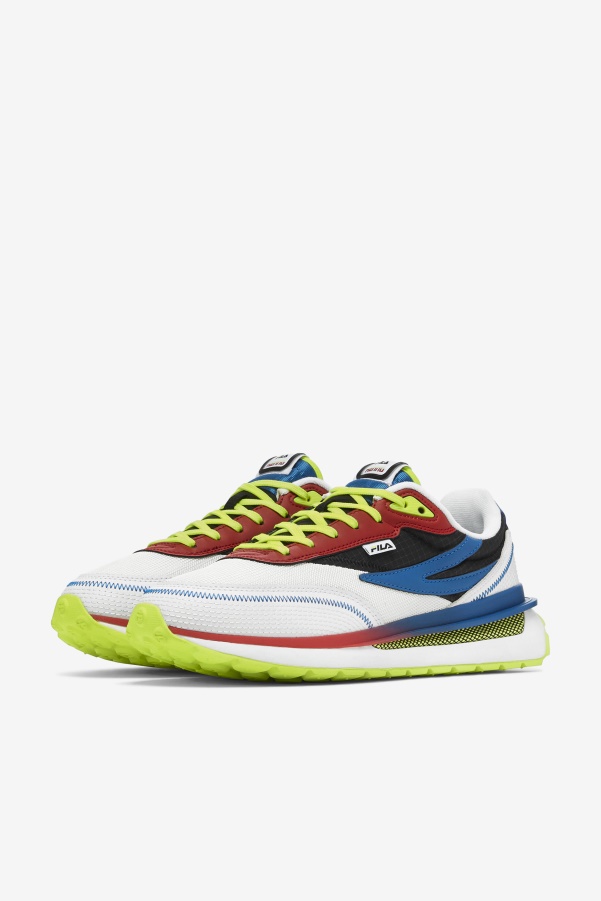 White/Black/Blue Fila Men's Renno