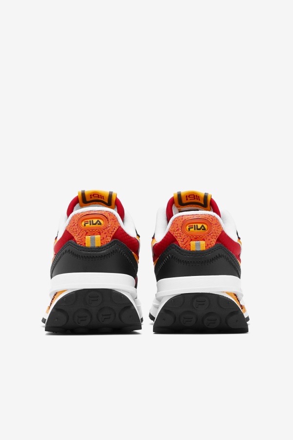 Big Kids' Renno Black/Red/Gold Fila