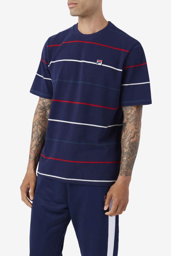 Thiago Crew Fila Navy/Teal/Red