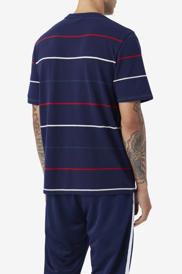 Thiago Crew Fila Navy/Teal/Red