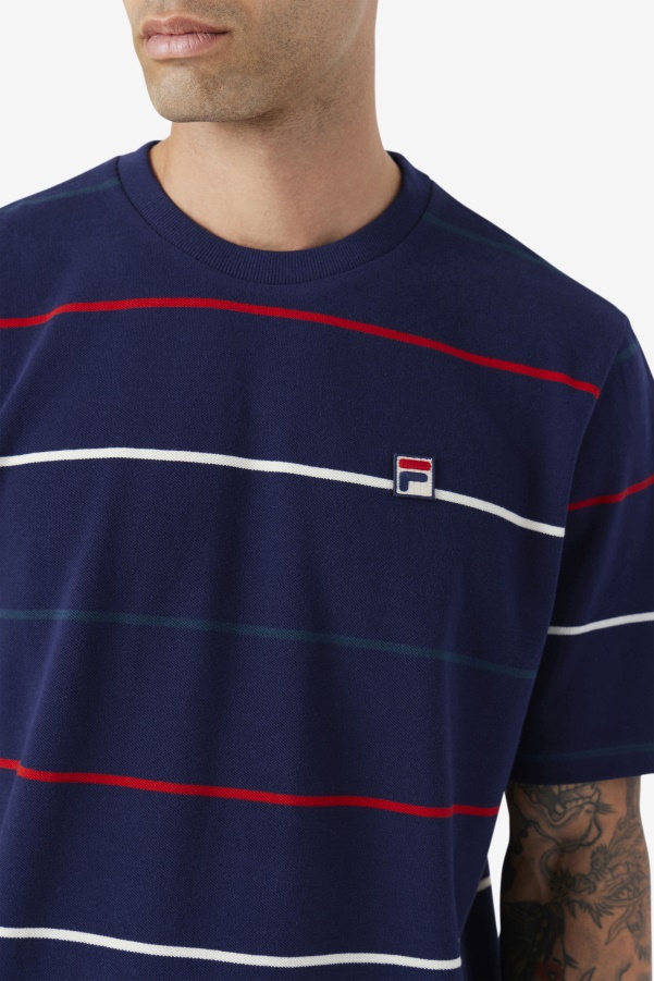 Thiago Crew Fila Navy/Teal/Red