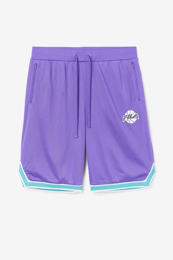 Purple/Ceramic/White/Shadow Ovi Basketball Short Fila
