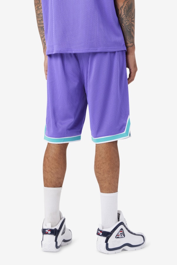Purple/Ceramic/White/Shadow Ovi Basketball Short Fila