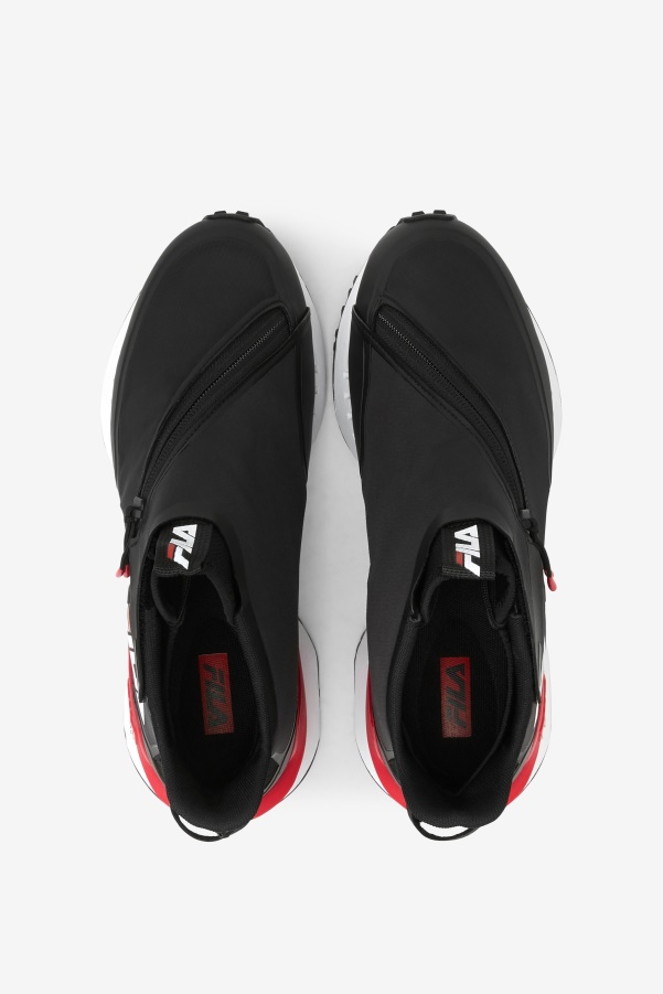 Black/Red/White Women's Space Runner Fila