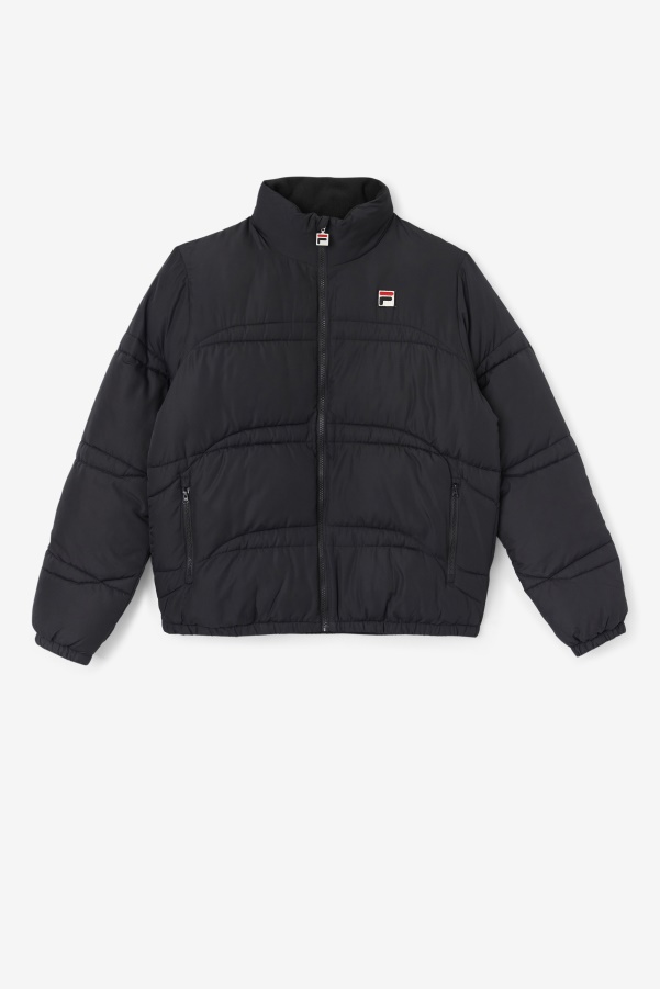 Elias Puffer Jacket Black Fila