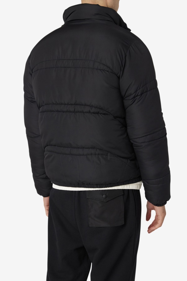 Elias Puffer Jacket Black Fila