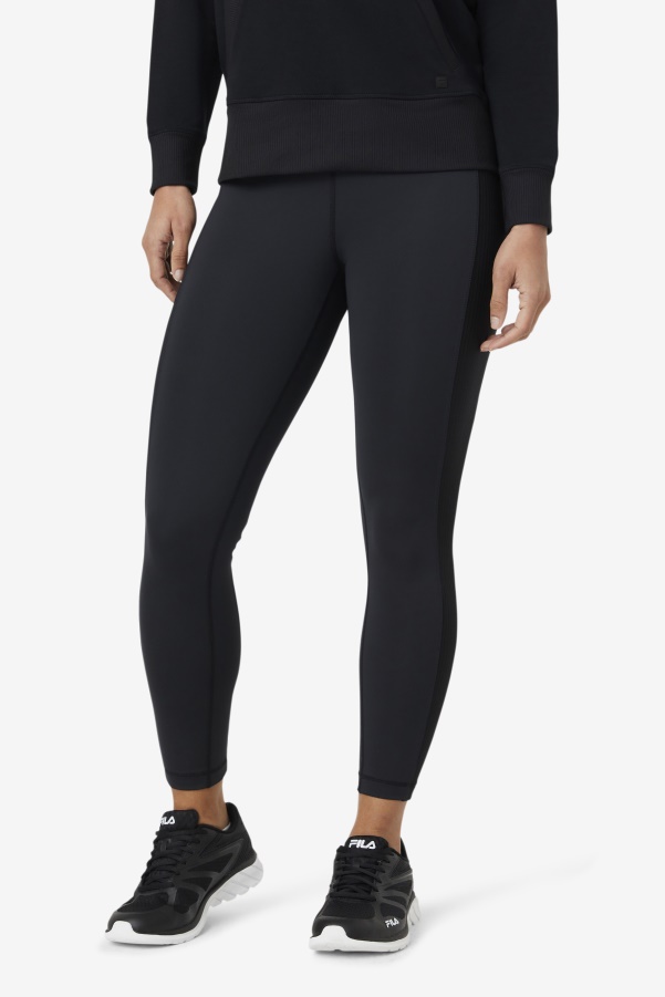 Fila Black Forza Texture High Waist Legging