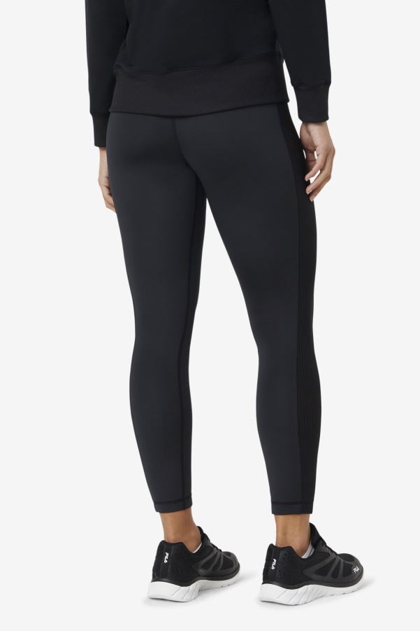 Fila Black Forza Texture High Waist Legging