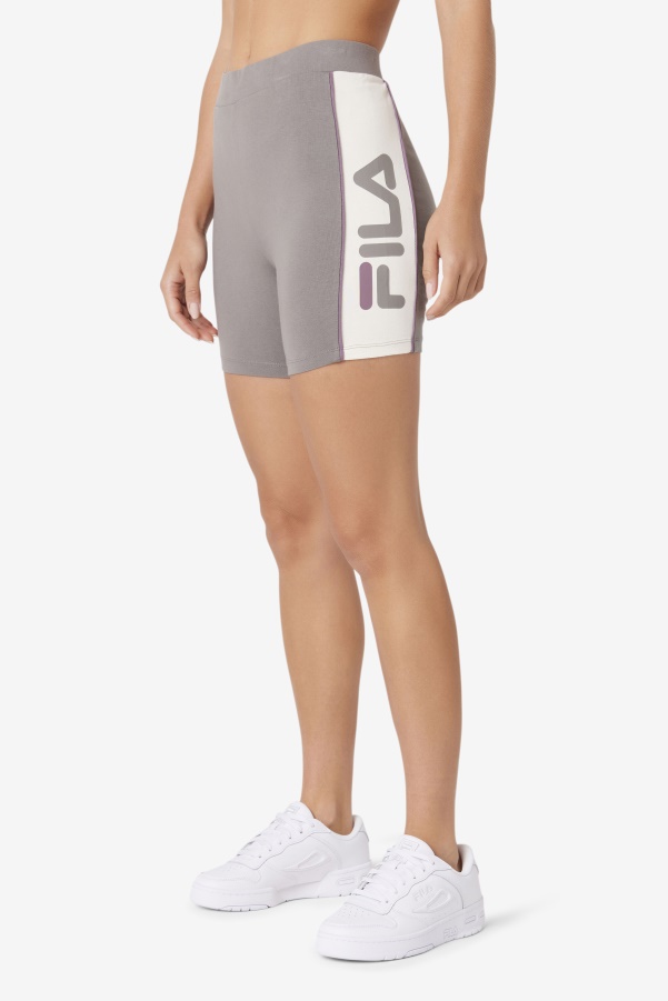 Brushed Nickel Fila Davina Bike Short
