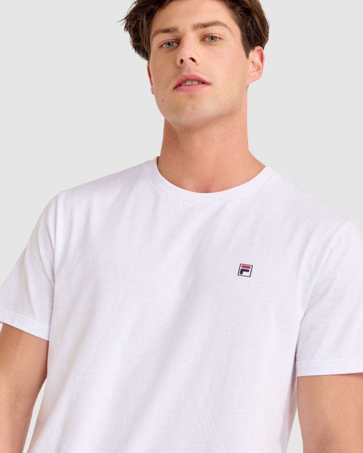 White Fila Aaron Tee