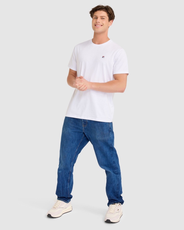 White Fila Aaron Tee