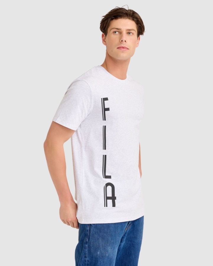 Markus Tee Light Grey Marle Fila