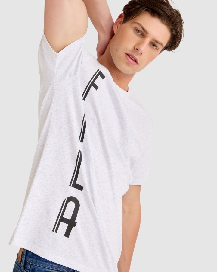 Markus Tee Light Grey Marle Fila