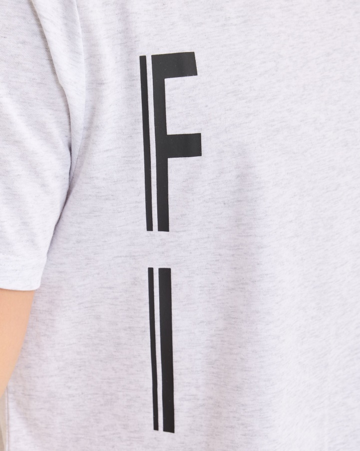 Markus Tee Light Grey Marle Fila