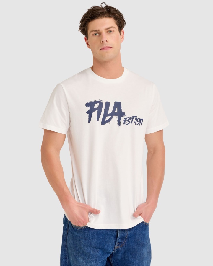 Fila White Lewis Tee