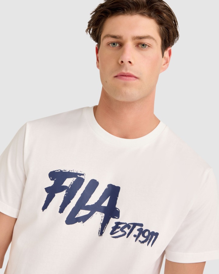 Fila White Lewis Tee