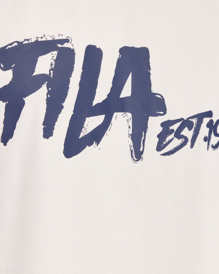 Fila White Lewis Tee