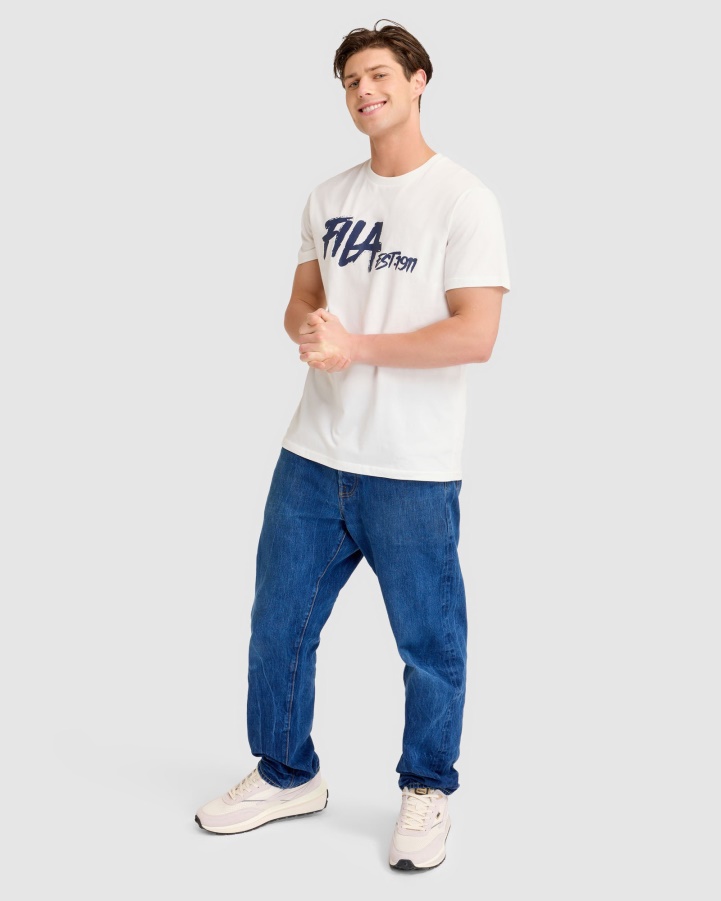 Fila White Lewis Tee